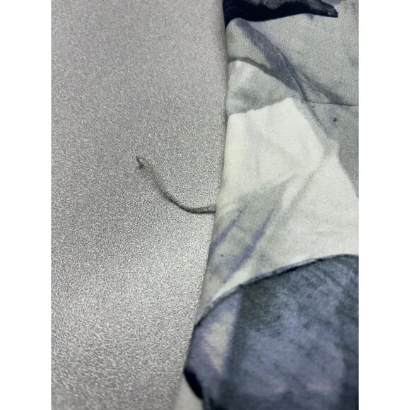 Hugo Boss Dinoma Sheath Dress 4 Blue Gray Watercolor Floral Sleeveless Cotton - Picture 4 of 15